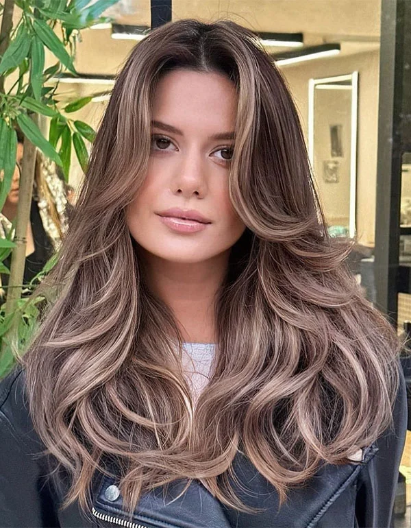 curtain bangs for oval face with long hair