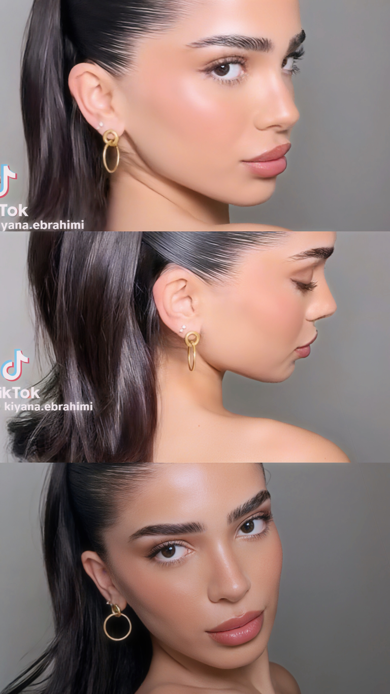 half-up-half-down-viral-tiktok-hair-turorial